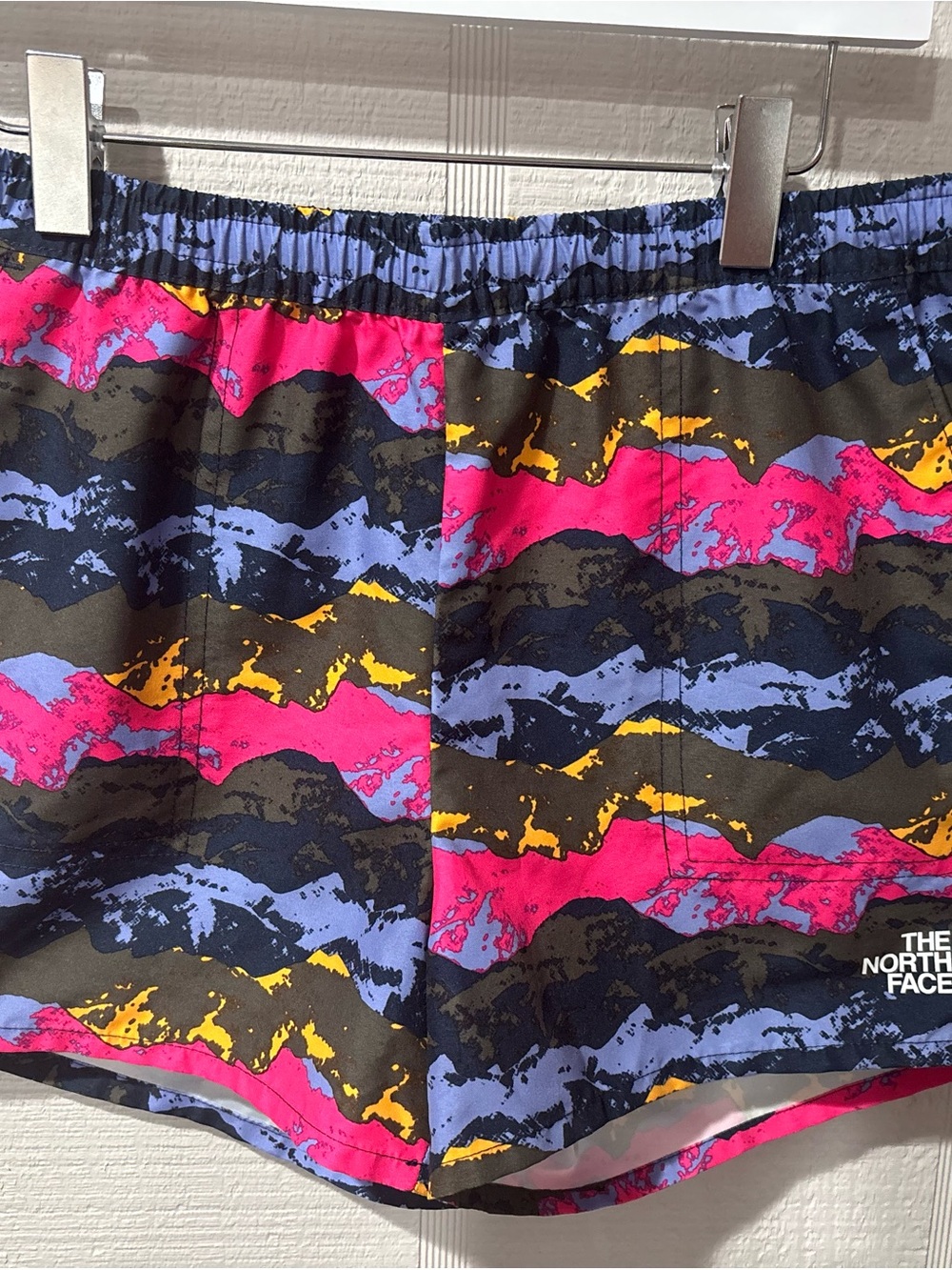 The North Face Girls Printed Athletic Shorts - Pink Multi